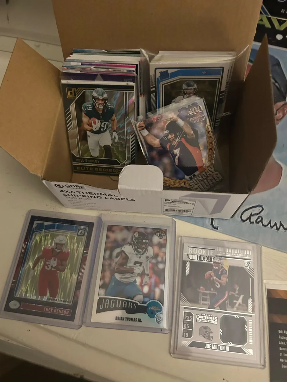 Football Trading Card Lot with Assorted Cards